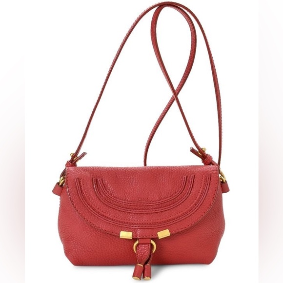 Chloe Calfskin Marcie Pochette Crossbody Bag‎ Paradise Pink